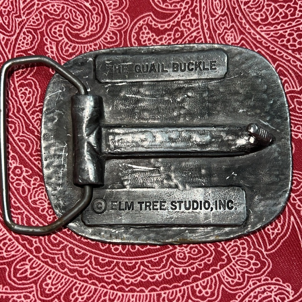 Vintage belt buckles. Tony Lama, Quail, Morgan horse, hunting, Austin Nichols - Picture 7 of 9